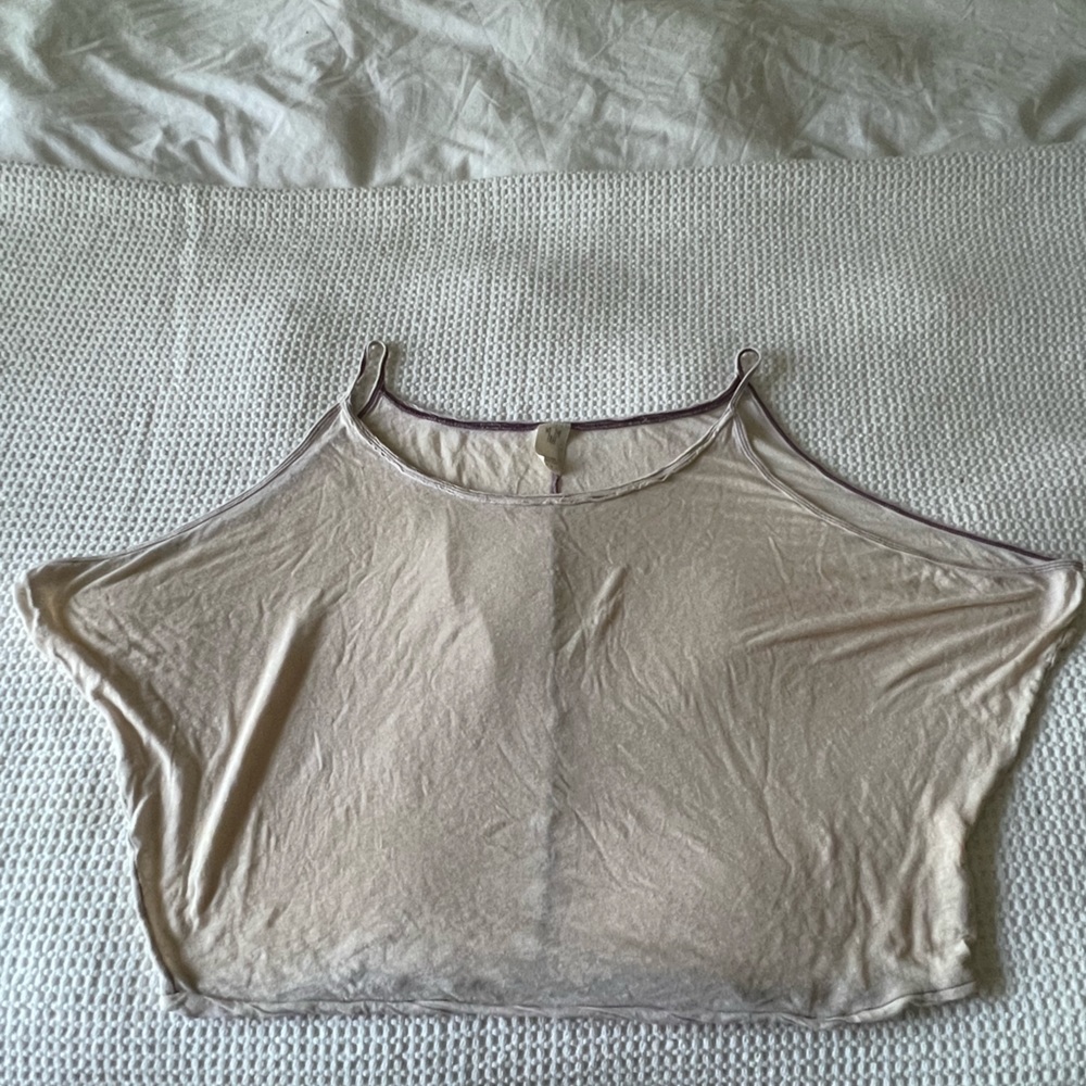 Top from free people with contrast stitching’s